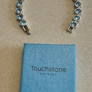 Touchstone Crystal Aqua Bracelet
